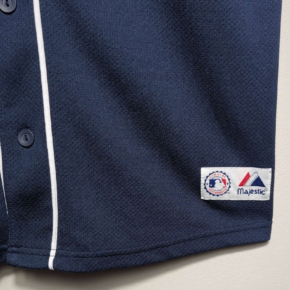 Detroit Tigers MLB Magglio Ordonez Jersey Majestic‎ Embroidered Men Size S/M - Picture 4 of 16